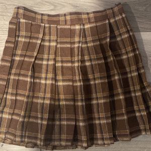 Plaid Mini Skirt